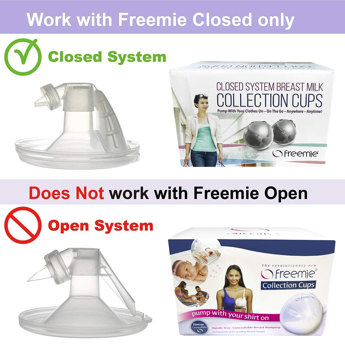 Nenesupply Tubing Set for Freemie Handsfree Cup (Closed System)