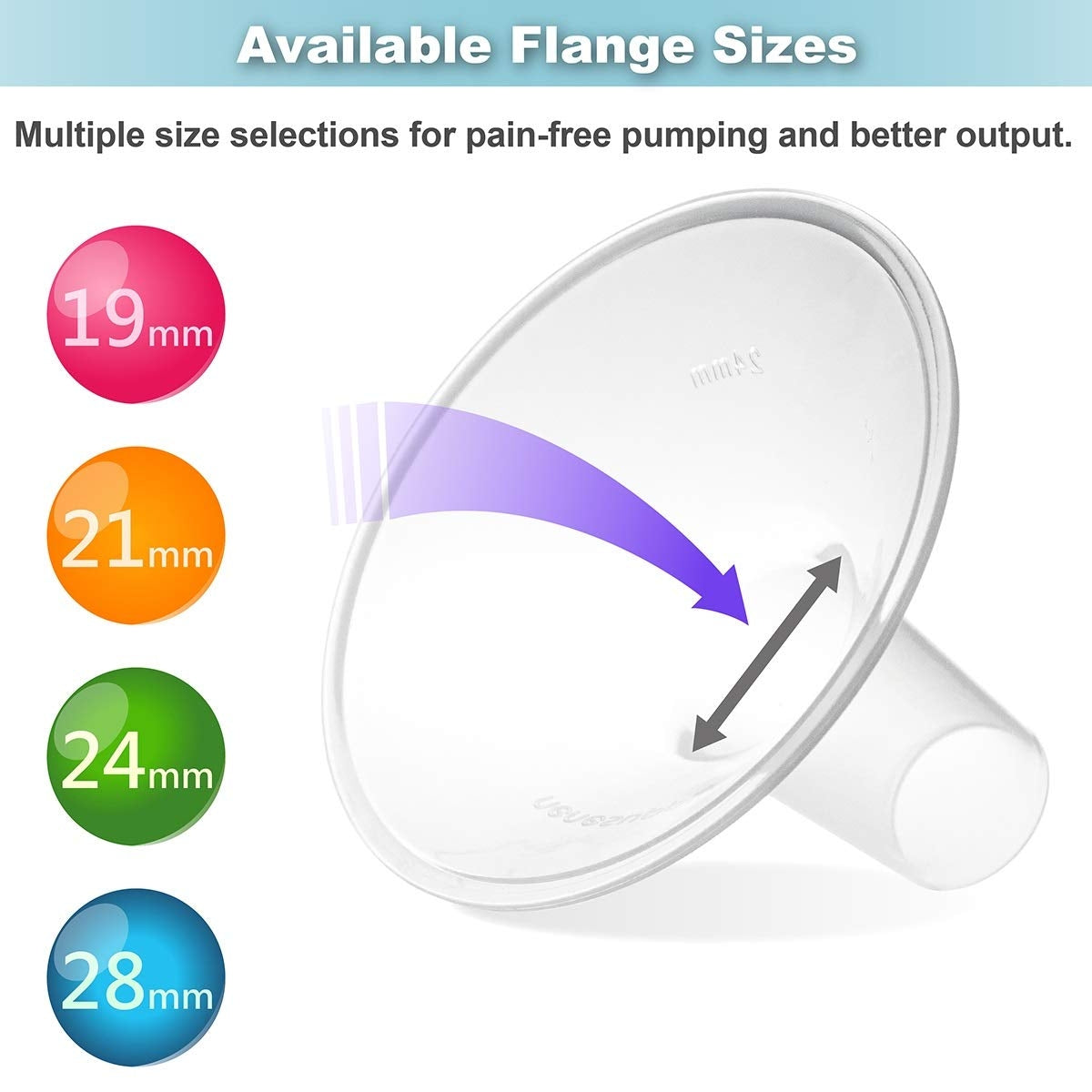 Nenesupply GentleFit Breast Shield for Medela (2pc) (3 Sizes)