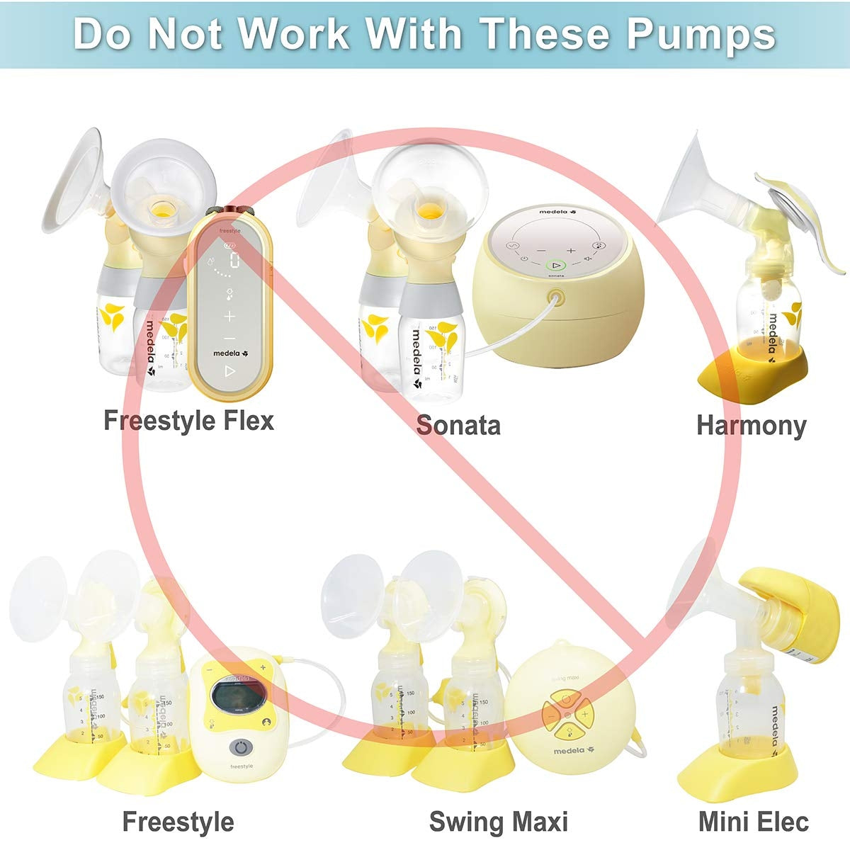 Nenesupply GentleFit Pump Kit for Medela (4 Sizes)