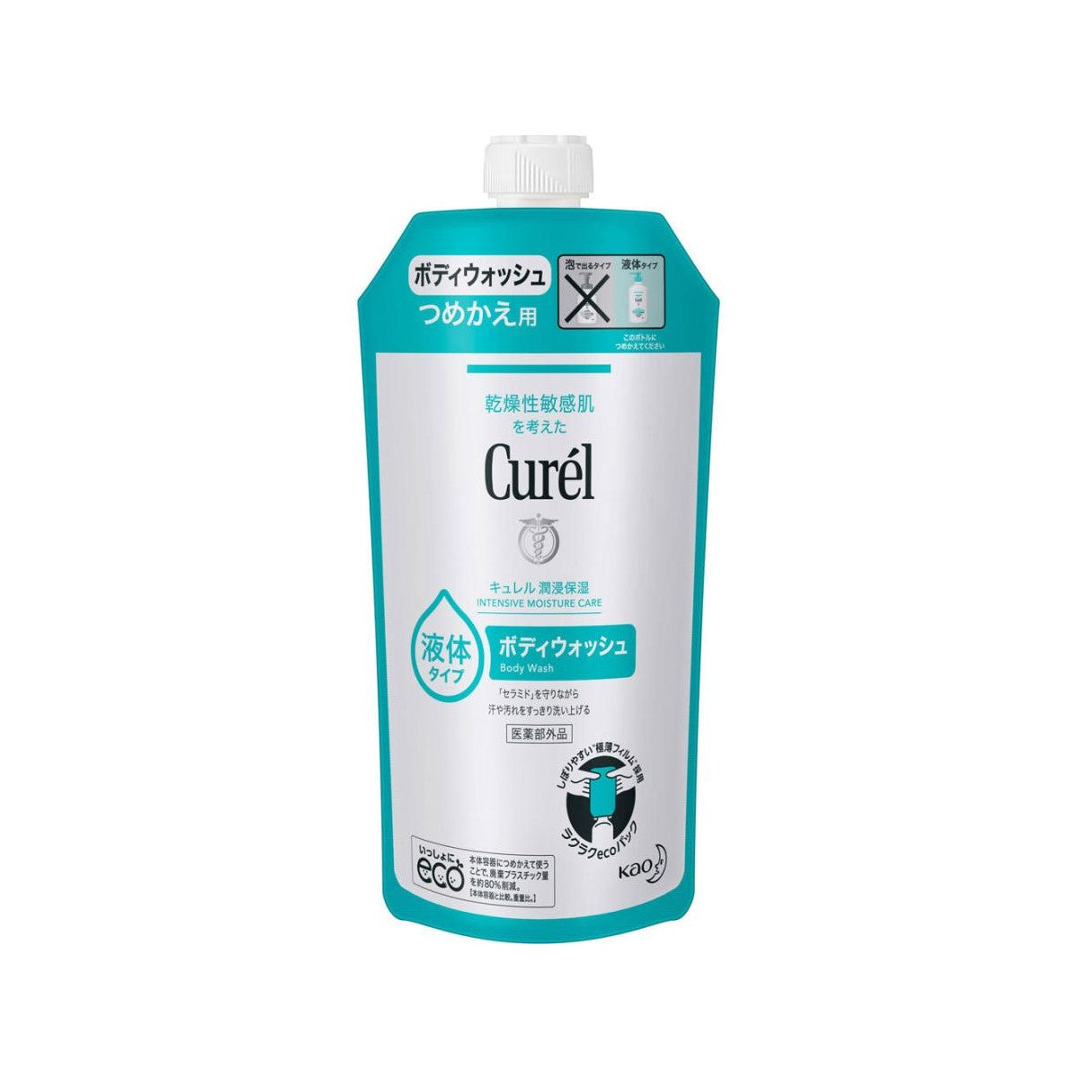 Curel Intensive Moisture Care Body Wash Refill, 340ml (Exp 12/27)