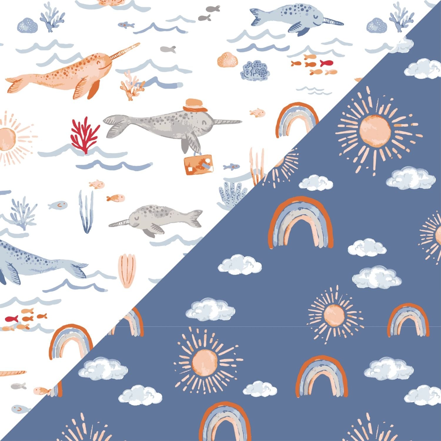 Bebe Au Lait Classic Muslin Bandana Bib, 2pk (10 Designs) - Pupsik Singapore