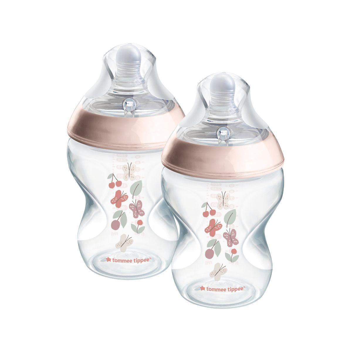 Tommee Tippee Natural Start Decor PPSU Newborn Set (1x150ml + 1x260ml) - Girl