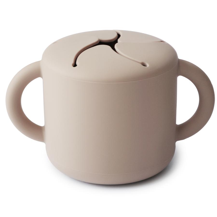 Mushie Silicone Snack Cup (14 Colours) - Pupsik Singapore