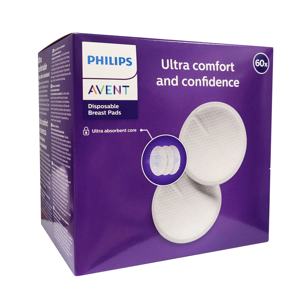 Philips Avent Ultra Comfort Disposable Breast Pads, 60pcs
