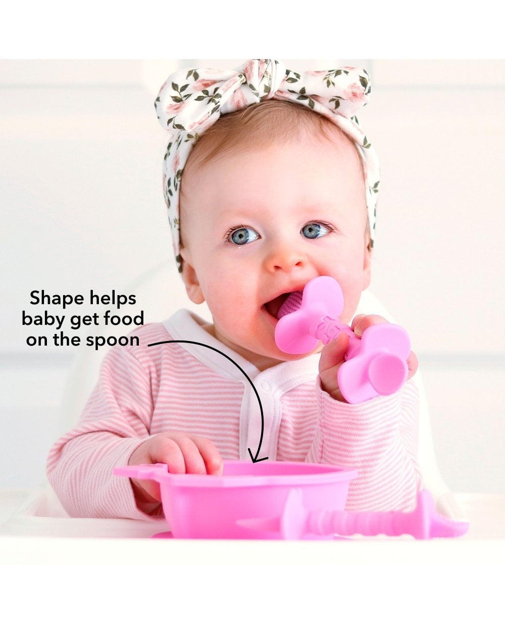 Nuby SureGrip Rocket Silicone Suction Bowl - Pink