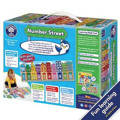 Orchard Toys Number Street Jigsaw Puzzle & Poster