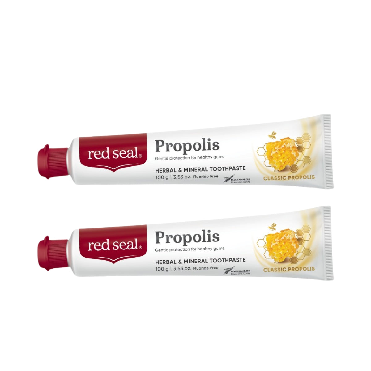 Red Seal Propolis Natural Toothpaste, 100g x 2pk ( Exp 07/27)