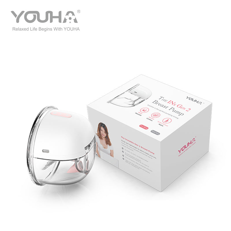 Youha The Ins (Ava) Gen 2 Wearable Handsfree Breast Pump w/ Bluetooth App
