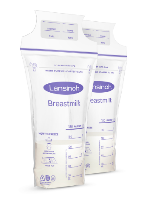 Lansinoh Breastmilk Storage Bags 6oz, (50pc x 6 pack = 300pc) (UK Version)