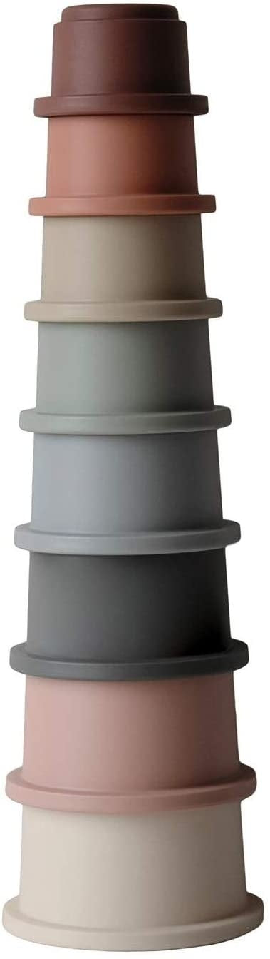 Mushie Stacking Cups Toy (4 Colors)