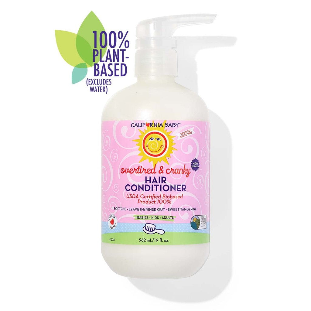 California Baby Hair Conditioner, 19oz - Overtired & Cranky (Exp 09/27)