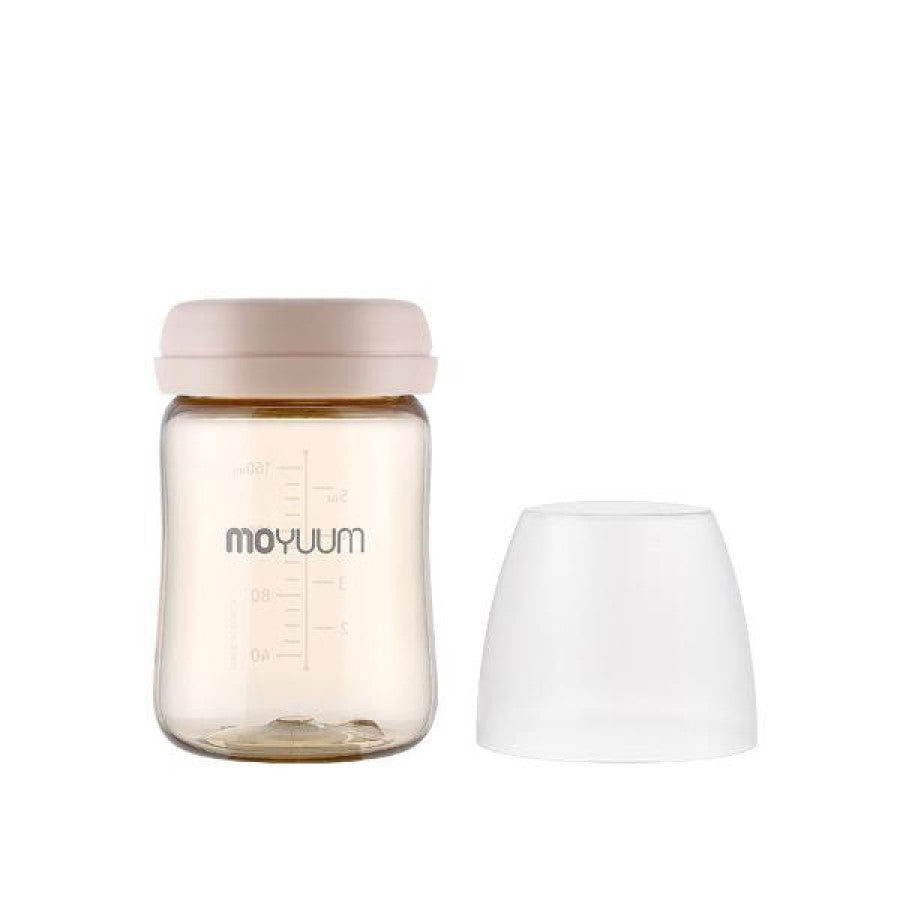 Moyuum PPSU All-in-One Feeding Bottle without Teats, 170ml - Basic Plain
