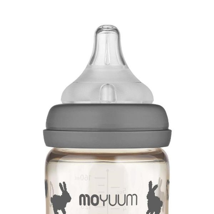 Moyuum PPSU 2nd Gen All-in-One Feeding Bottle with Teats, 170/270ml (6 Designs)