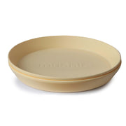 Mushie Round Dinner Plates (2pk) - 8 Colors