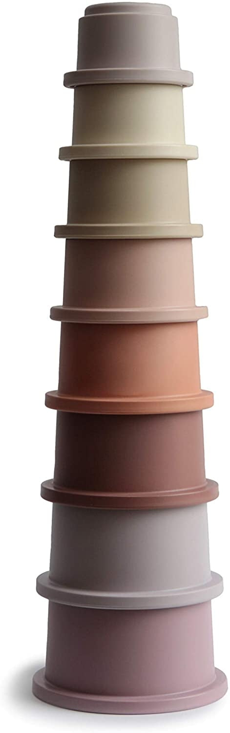 Mushie Stacking Cups Toy (4 Colors)