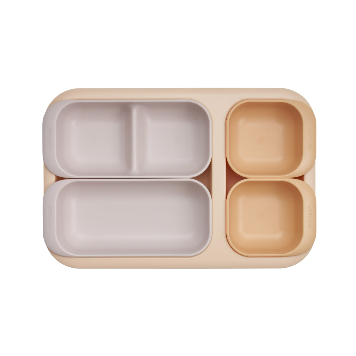 Moyuum Multi Divider Baby Food Plate Tray (3 Colors) - Pupsik Singapore