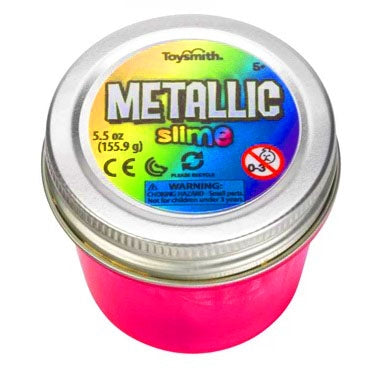 Toysmith Metallic Slime (5.5oz) (4 Colours) - Pupsik Singapore