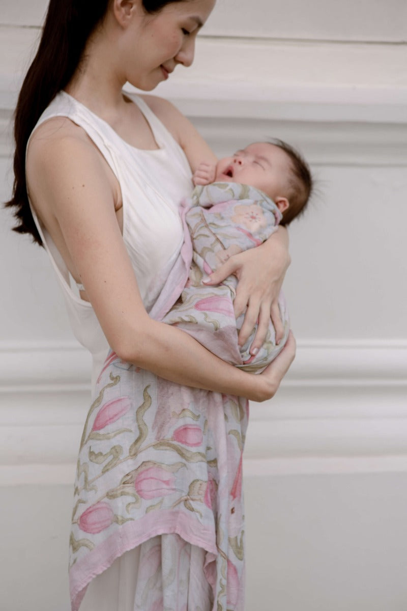 House of Holly Soft Bamboo Swaddle (8 Designs) - Pupsik Singapore