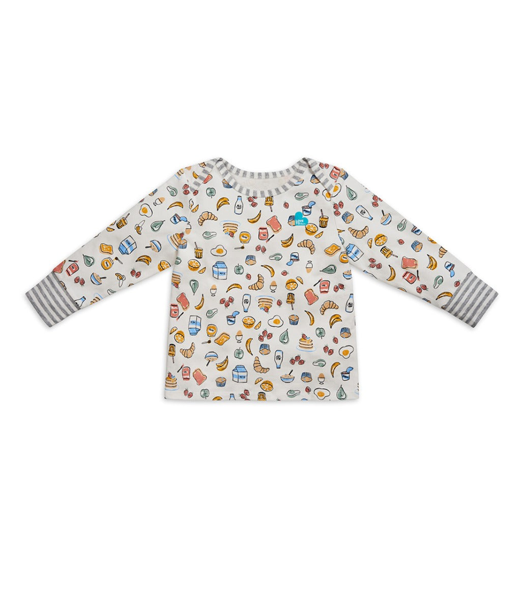 Love to Dream Kids Long Sleeve Pyjamas Set - Breakfast (2 Sizes)