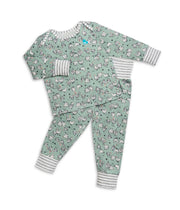 Love to Dream Kids Long Sleeve Pyjamas Set - Chicken Run Olive (2 Sizes)