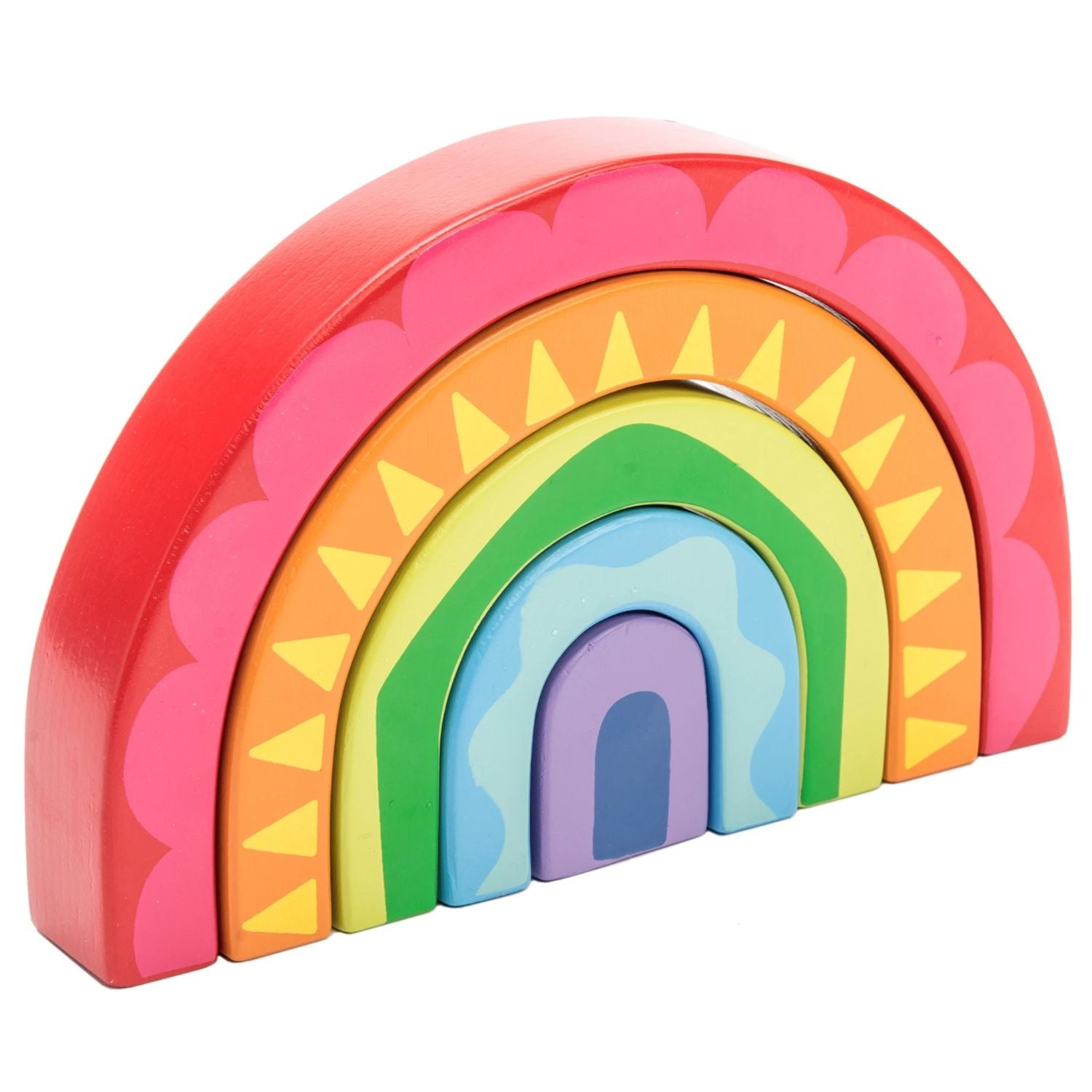 Le Toy Van Rainbow Tunnel Blocks