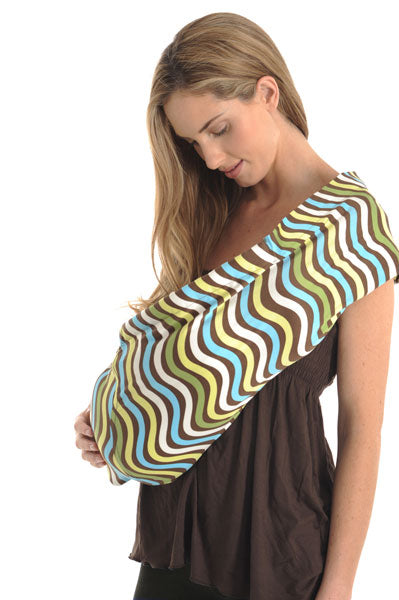 Pupsik Pouch Baby Sling - Bahamas Waves