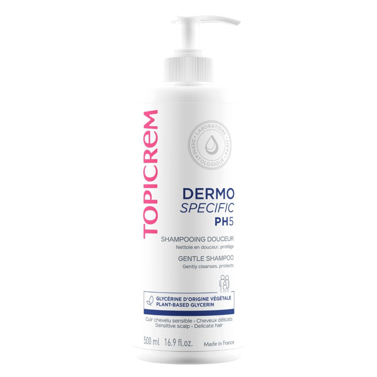 Topicrem Dermo Specific PH5 Gentle Shampoo, 500ml (Exp 07/27)