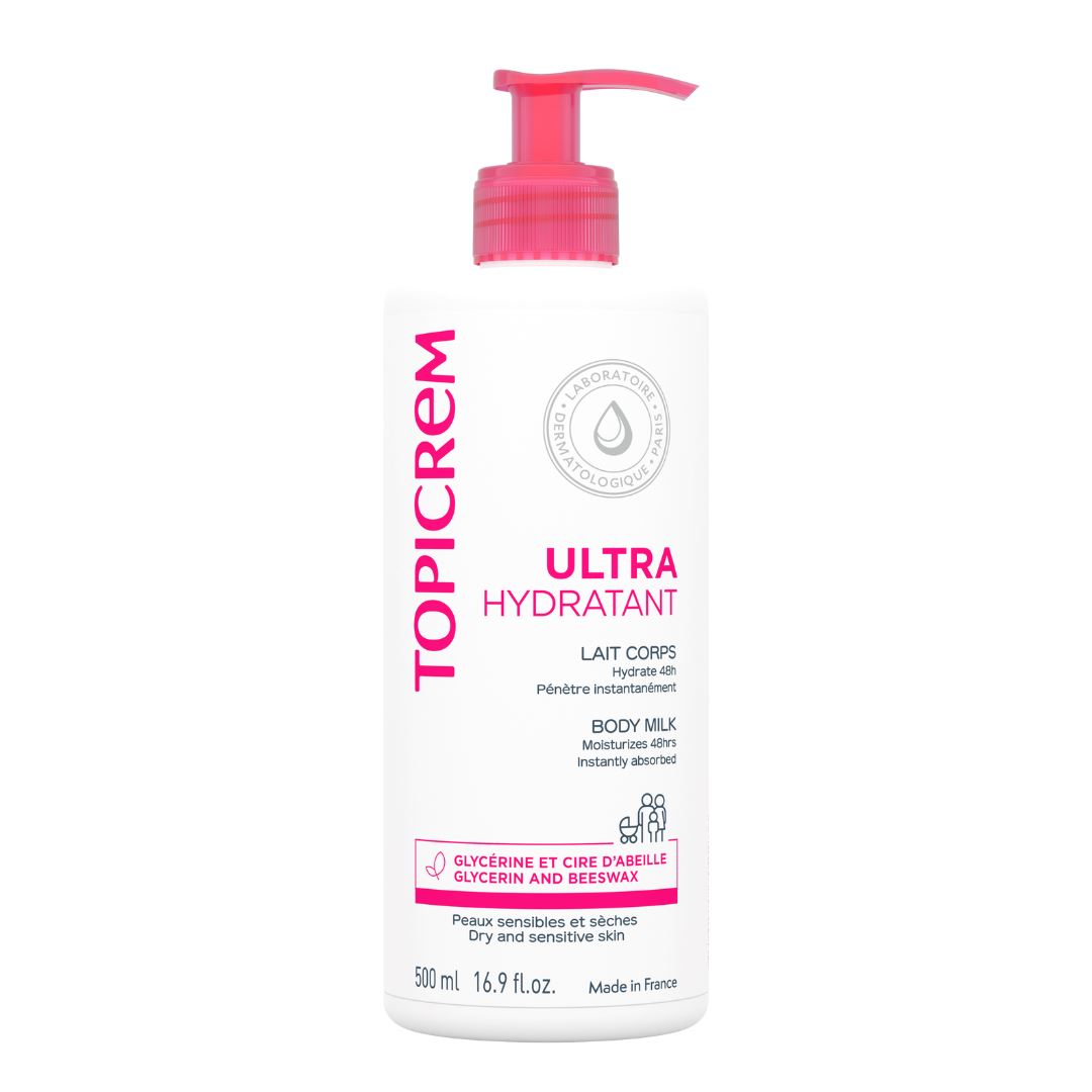 Topicrem Ultra Moisturizing Body Milk, 500ml (Exp 02/28)