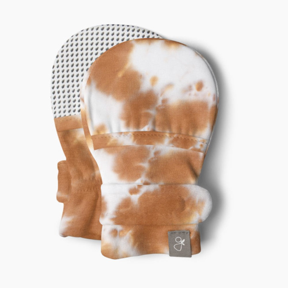 Goumi Bamboo & Organic Cotton Baby Mittens - Red Rock (2 Sizes)