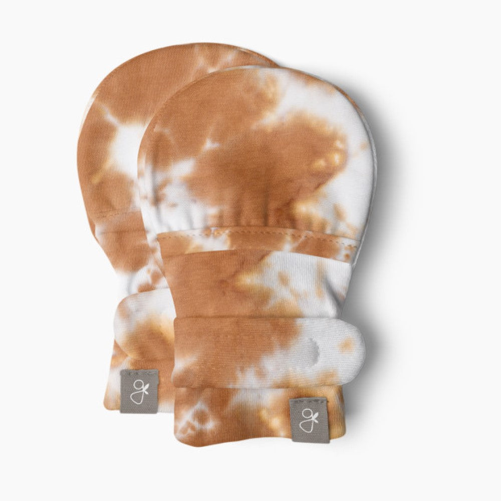 Goumi Bamboo & Organic Cotton Baby Mittens - Red Rock (2 Sizes)