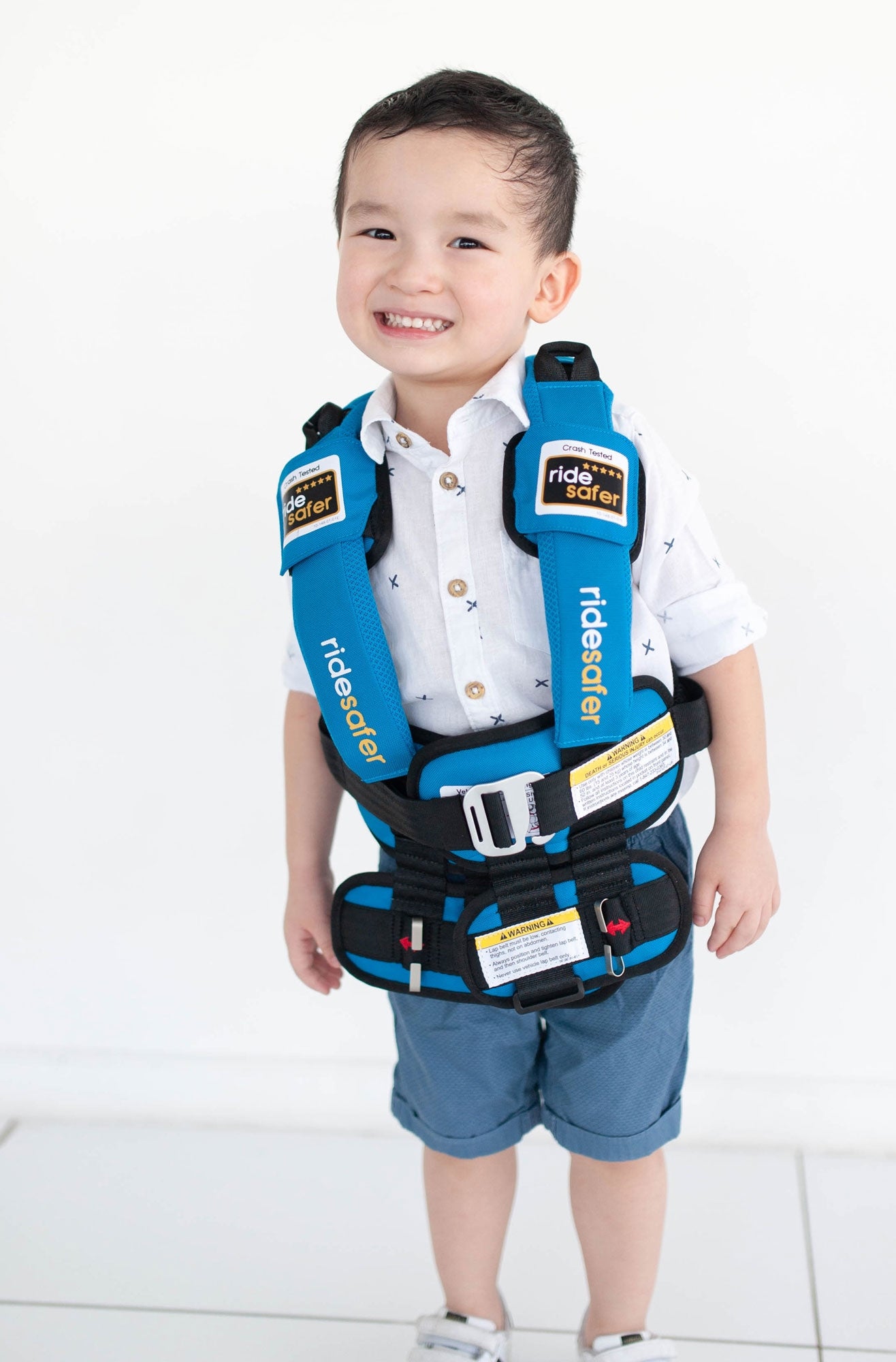 Ride Safer Delight Travel Vest Generaton 5  - Blue (2 Sizes)