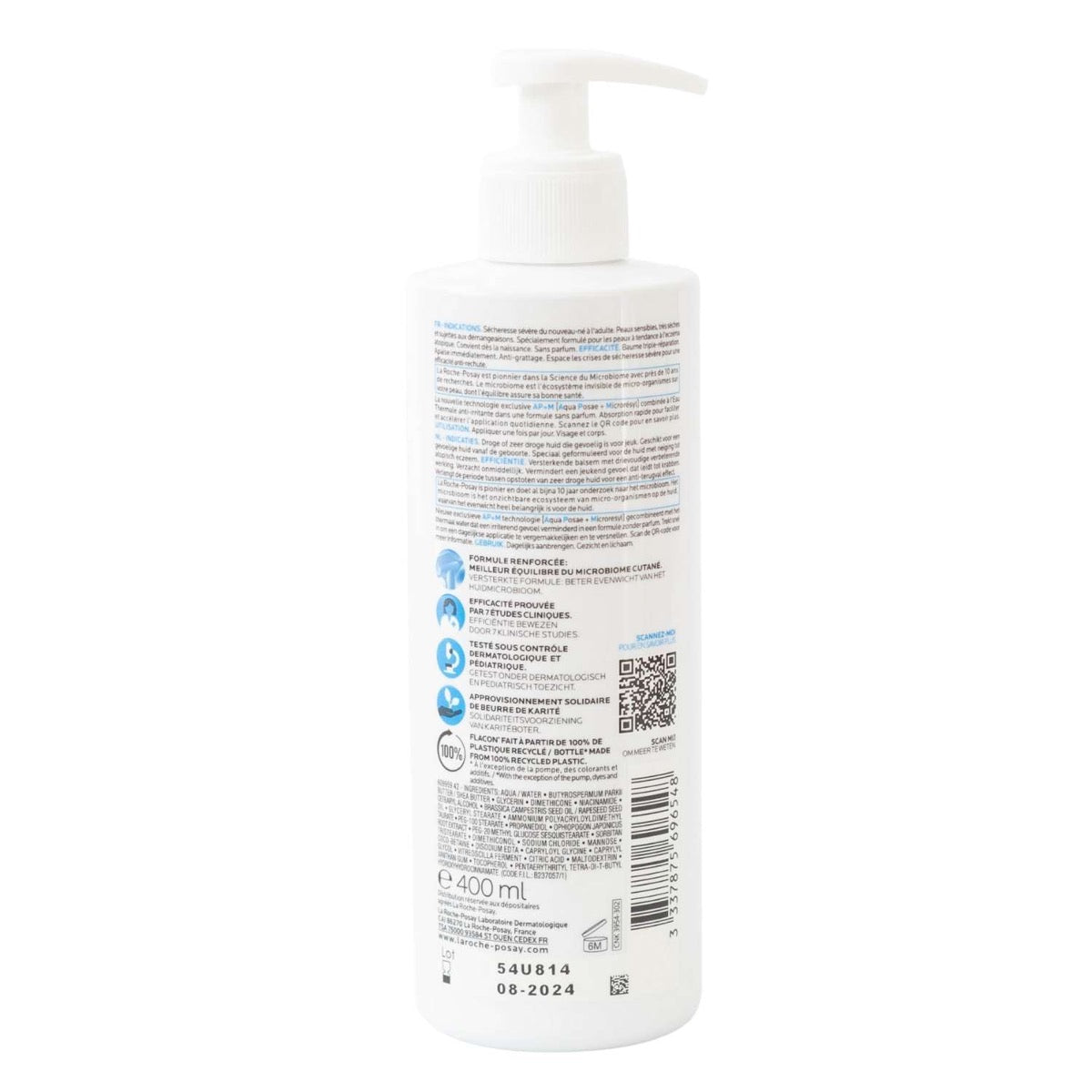 La Roche-Posay Lipikar Baume AP+M Triple-Action Balm (400ml) - exp 07/27