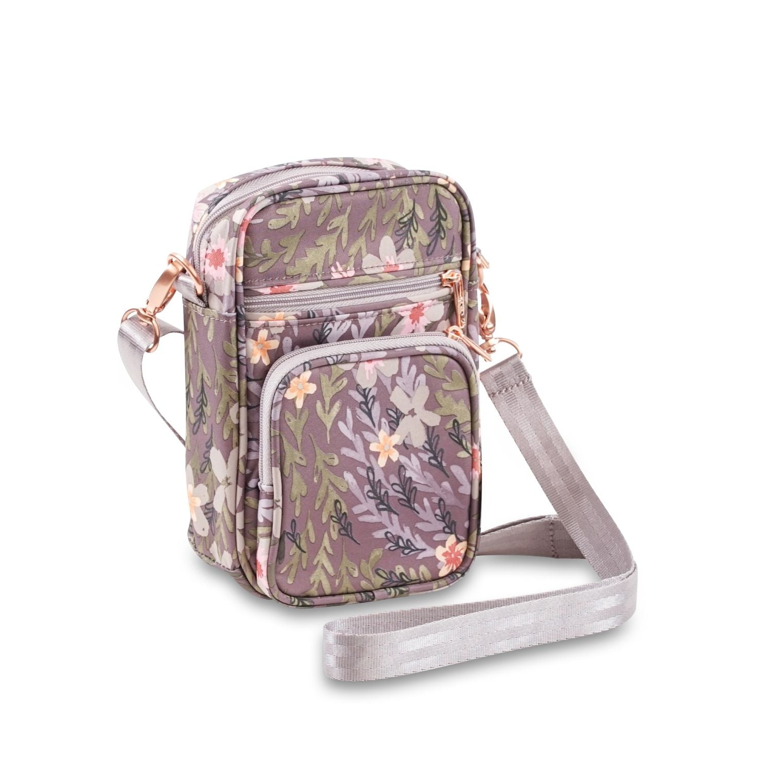 Jujube Mini Helix Rose Gold Messenger Bag (2 Designs) - Pupsik Singapore