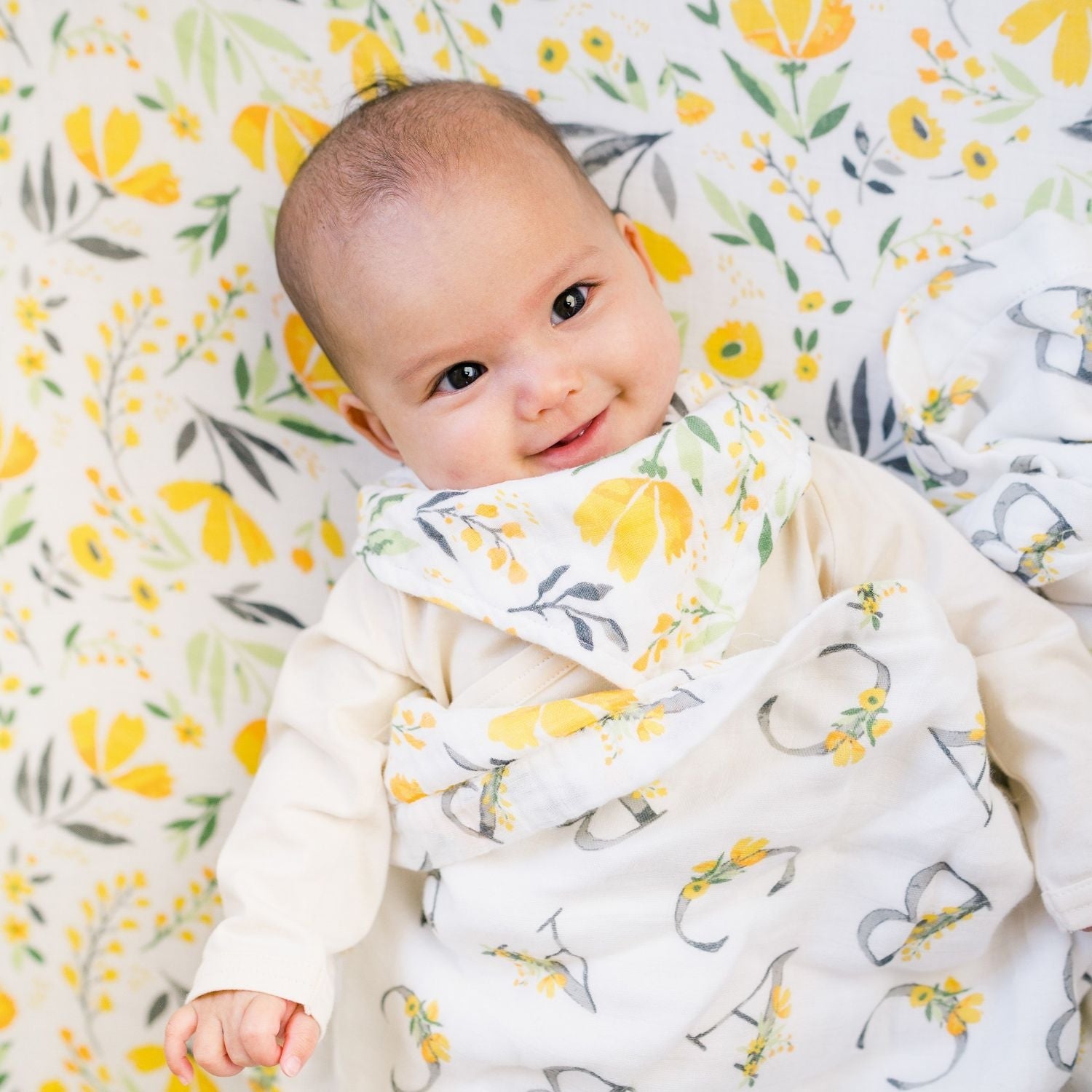 Bebe Au Lait Luxury Muslin Fitted Crib Sheet (70x130cm) (7 Designs) - Pupsik Singapore