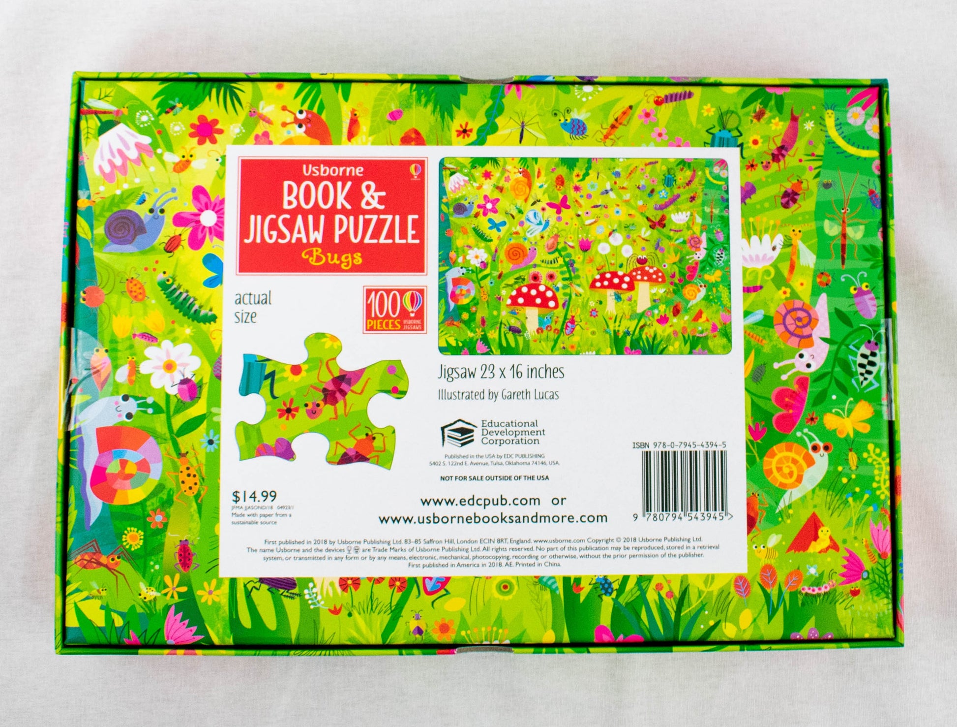 Usborne Book & Jigsaw (100pc) Series (5 Titles) - Pupsik Singapore