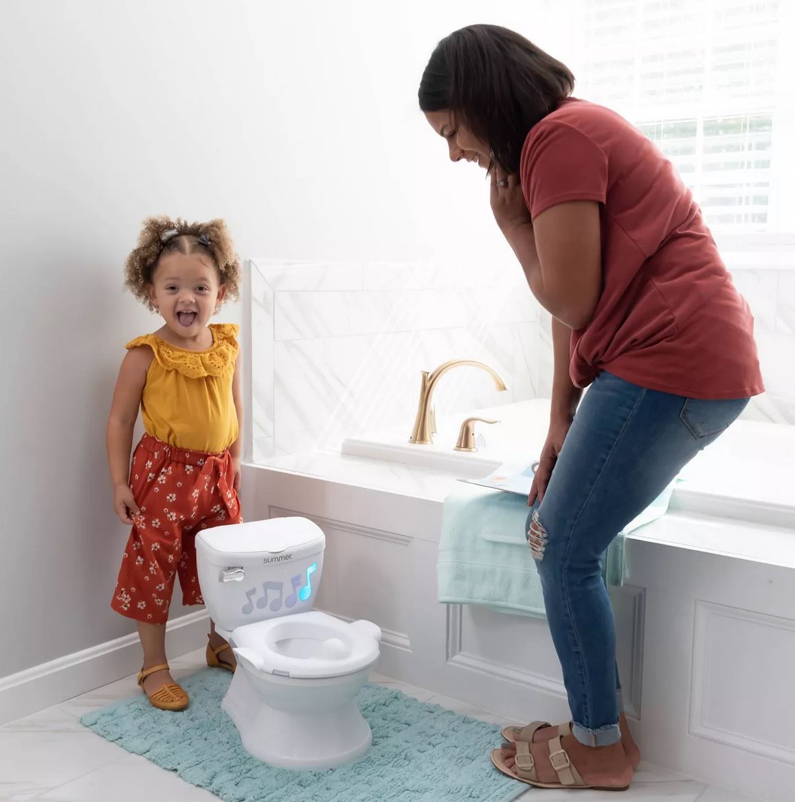 Summer Infant My Size Potty Chair Lights and Songs – White