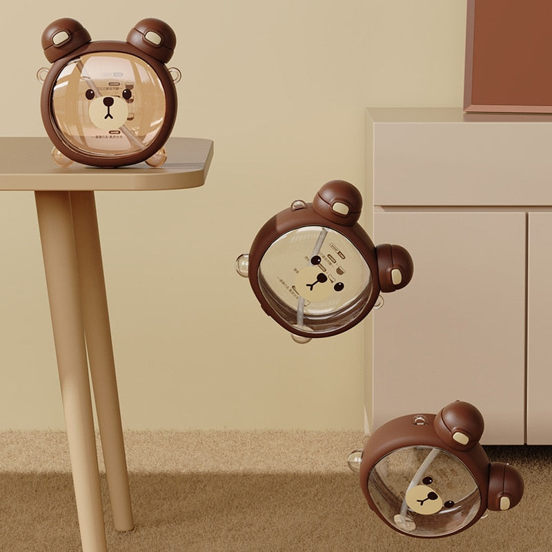 Biomom Little Bear 2-in-1 Tritan Bottle with Straps, 750ml (2 Colors)