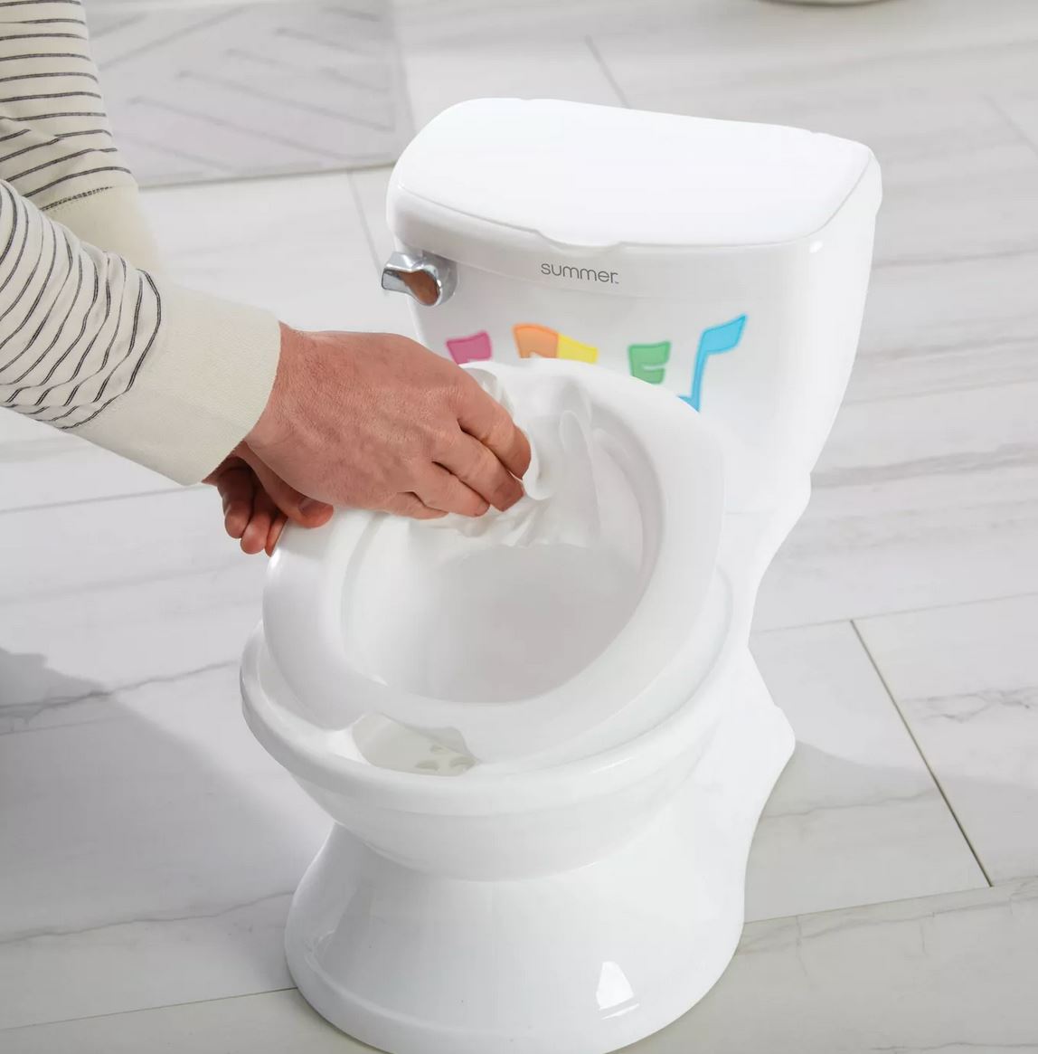 Summer Infant My Size Potty Chair Lights and Songs – White