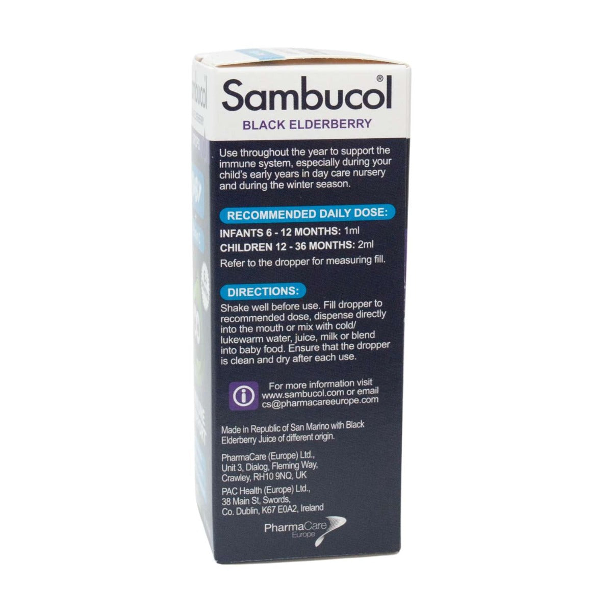 Sambucol Baby Drops for 6M+, 20ml - Exp 02/27