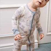 House of Holly Zip Sleepsuit - Savanna Blue (3 Sizes)