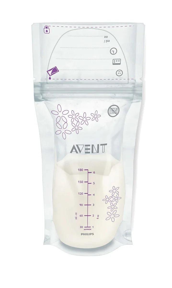 Avent 25pc Breast Milk Storage Bags 180ml main image 0
