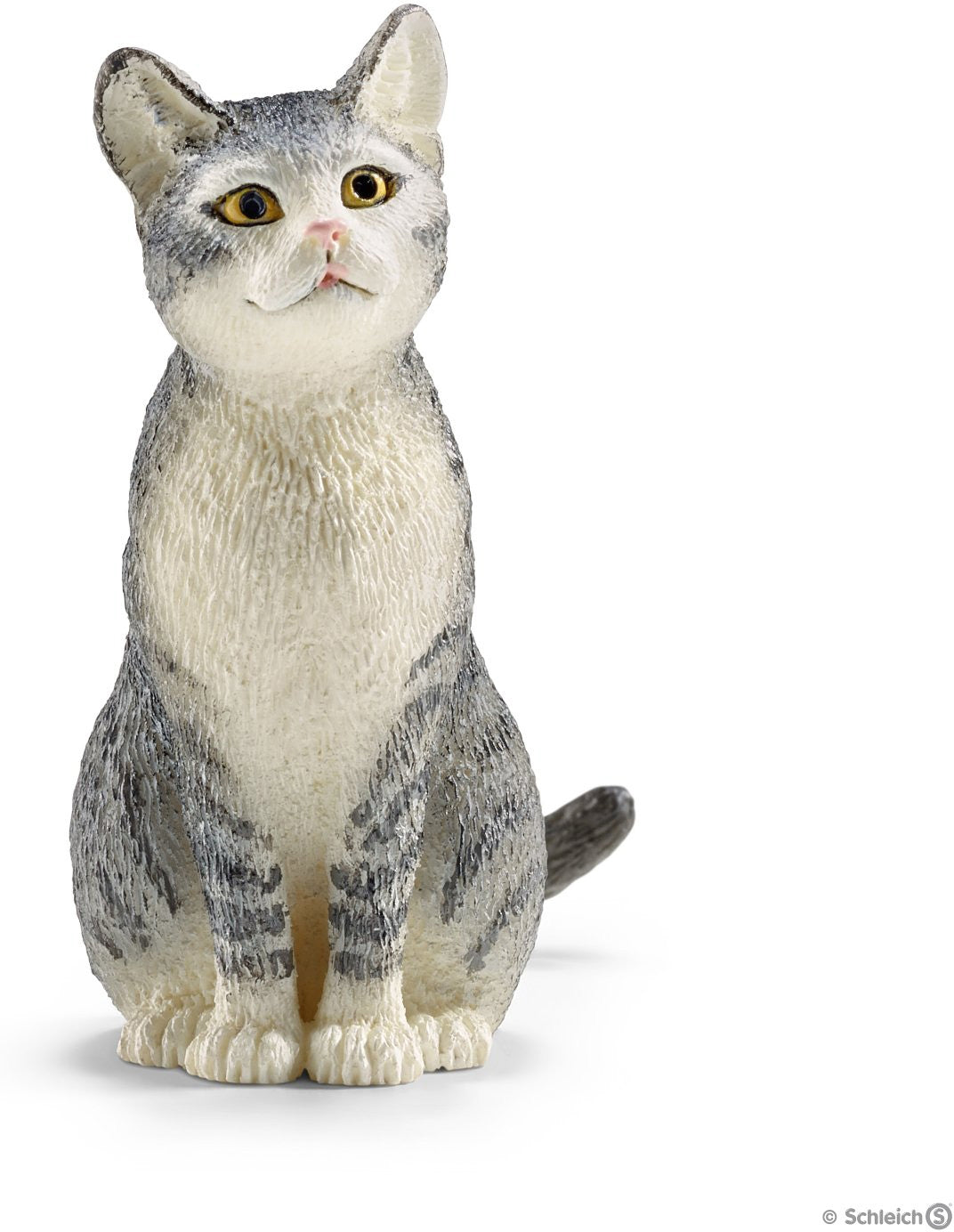 Schleich Cat (Sitting) Animal Figurine Toy