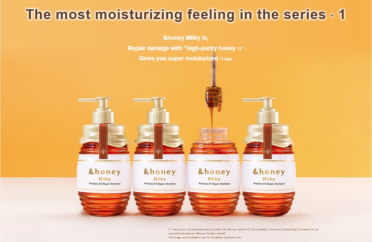 &honey Milky Precious EX Repair Shampoo 1.0, 500ml (Exp 02/27)