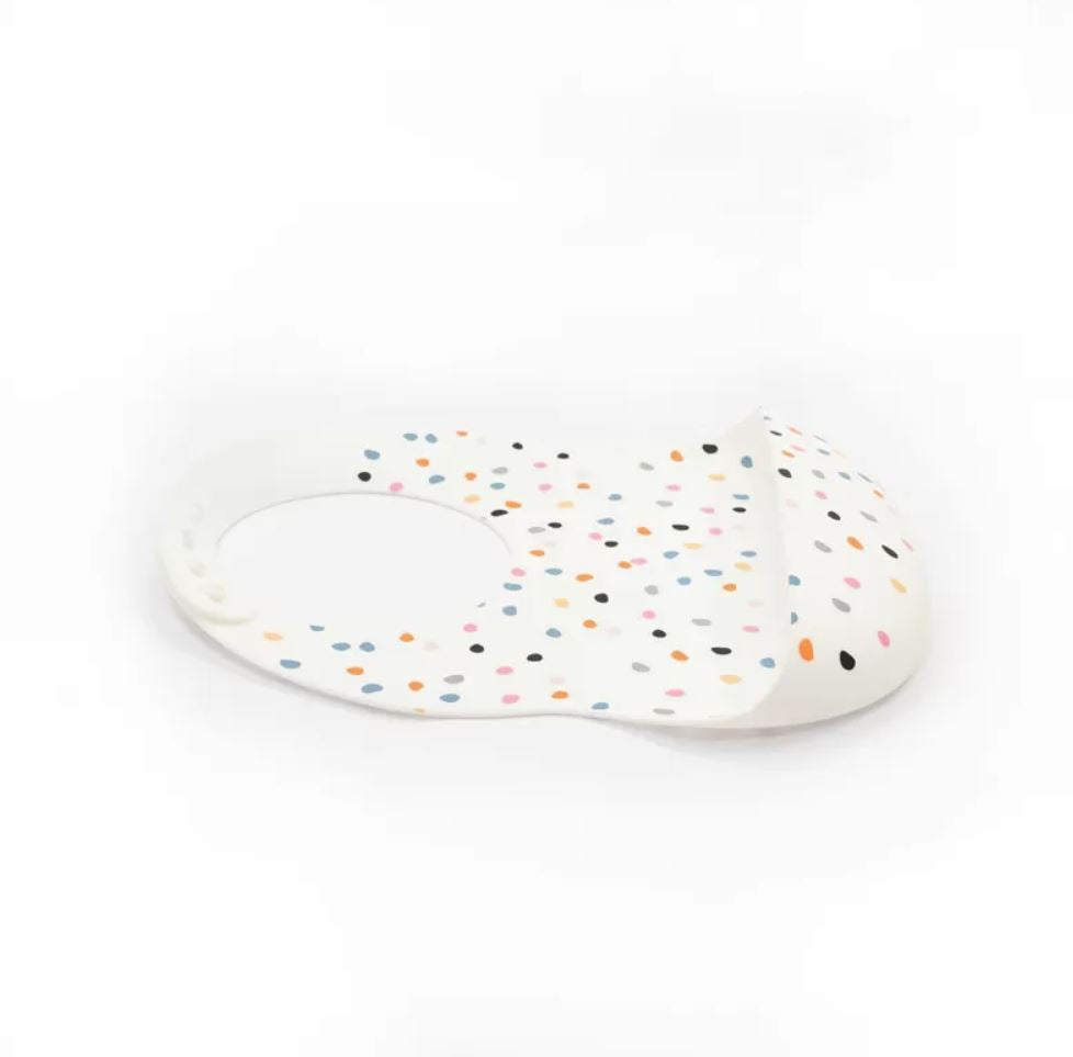 Biomom Silicone Round Baby Bib (11 Designs) - Pupsik Singapore