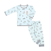 Baa Baa Sheepz Baby Long Sleeve Pyjama Set - Sweet Dreams Baa Baa Blue (5 Sizes)