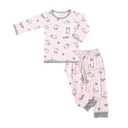 Baa Baa Sheepz Baby Long Sleeve Pyjama Set - Sweet Dreams Baa Baa Pink (4 Sizes)