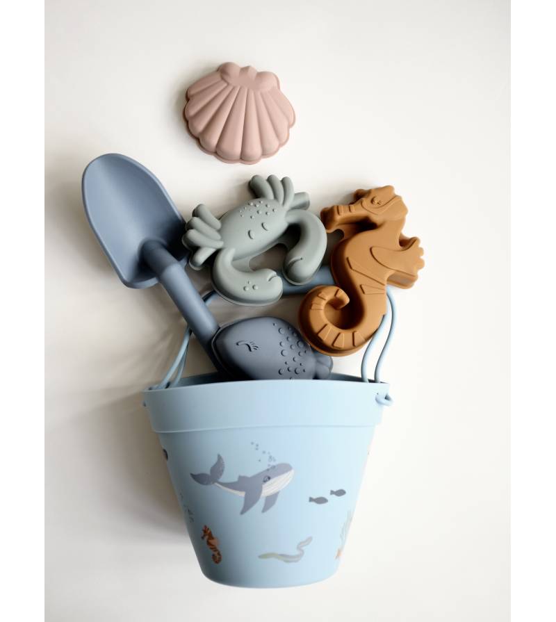 Biomom Silicone Beach Toy Set (3 Colors) - Pupsik Singapore