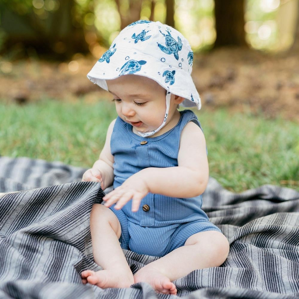 Bebe Au Lait Luxury Muslin Sun Baby Hat (4 Designs) - Pupsik Singapore