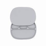 Biomom 4-Divided Silicone Suction Baby Plate with Cover (12 Colors)