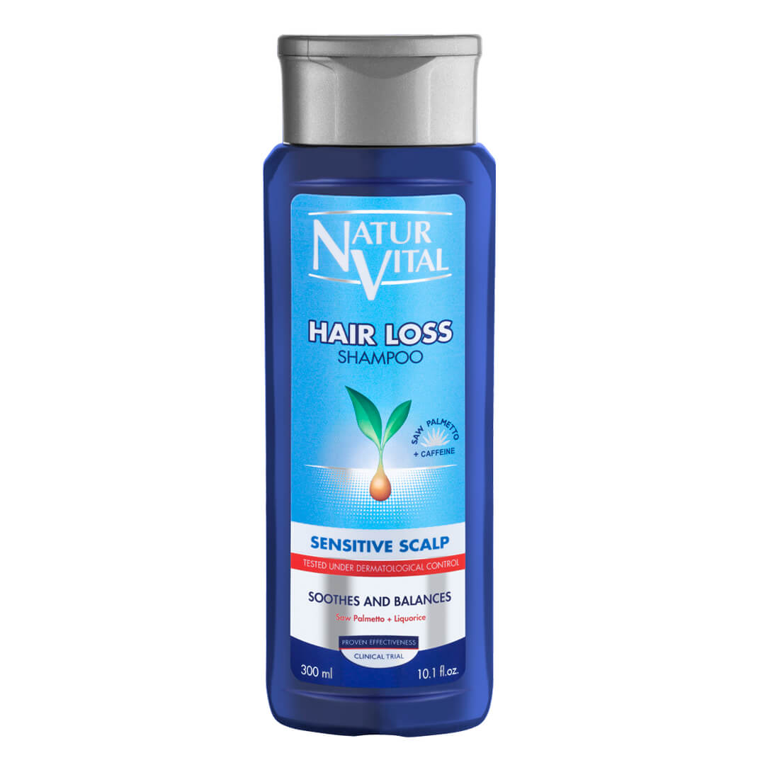 NaturVital Hair Loss Shampoo for Sensitive Scalp, 300ml (Exp 04/29)